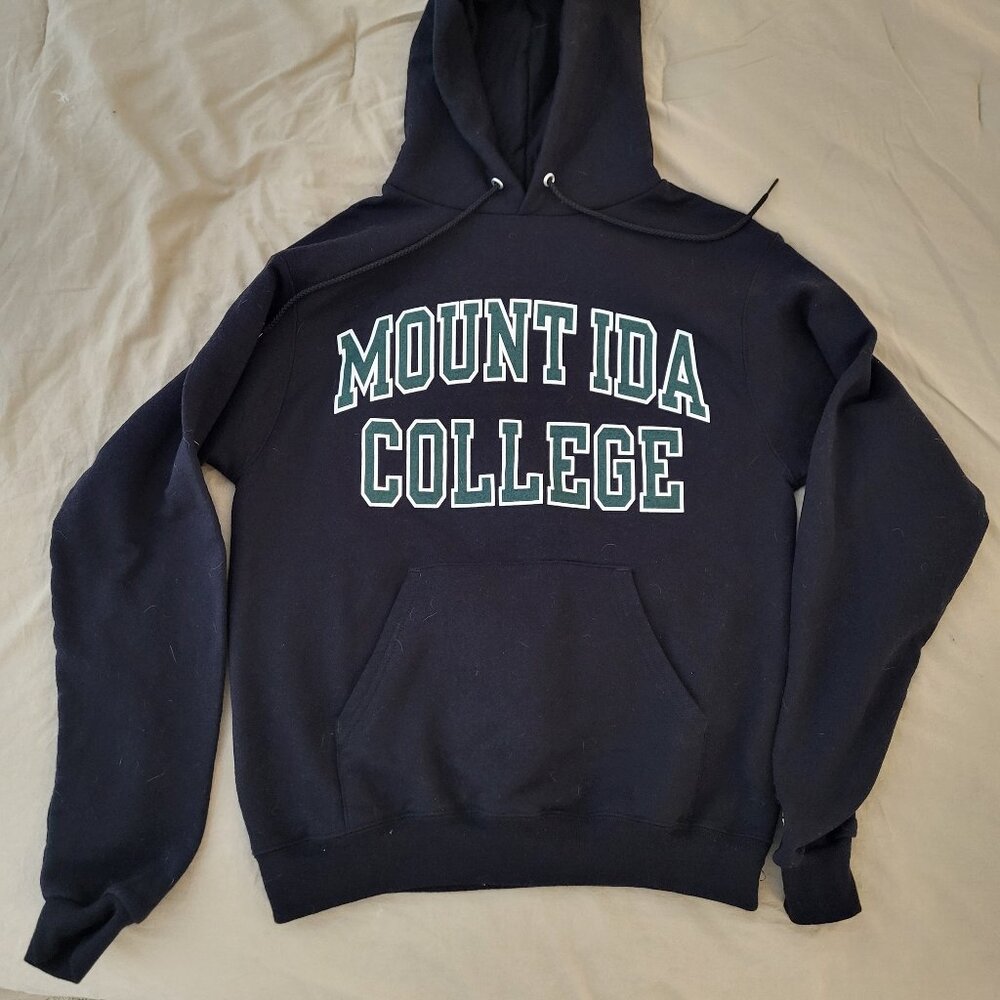Mount Ida College - Champion Hoodie Sweatshirt - Sz Small